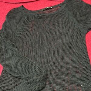 rag & bone Black Crew Neck Sweater size small